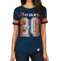 Chicago Bears Junk Food Spectator Stripe T-Shirt for Women product image 1, provided for visual reference and product detail