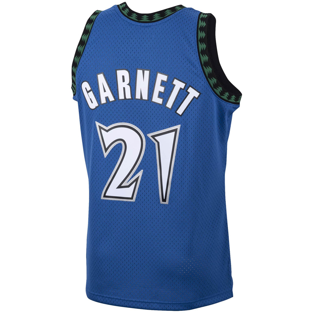 Minnesota Timberwolves Kevin Garnett Mitchell & Ness Blue 2003/04 Hardwood Classics Swingman Jersey for Men product image 4,
