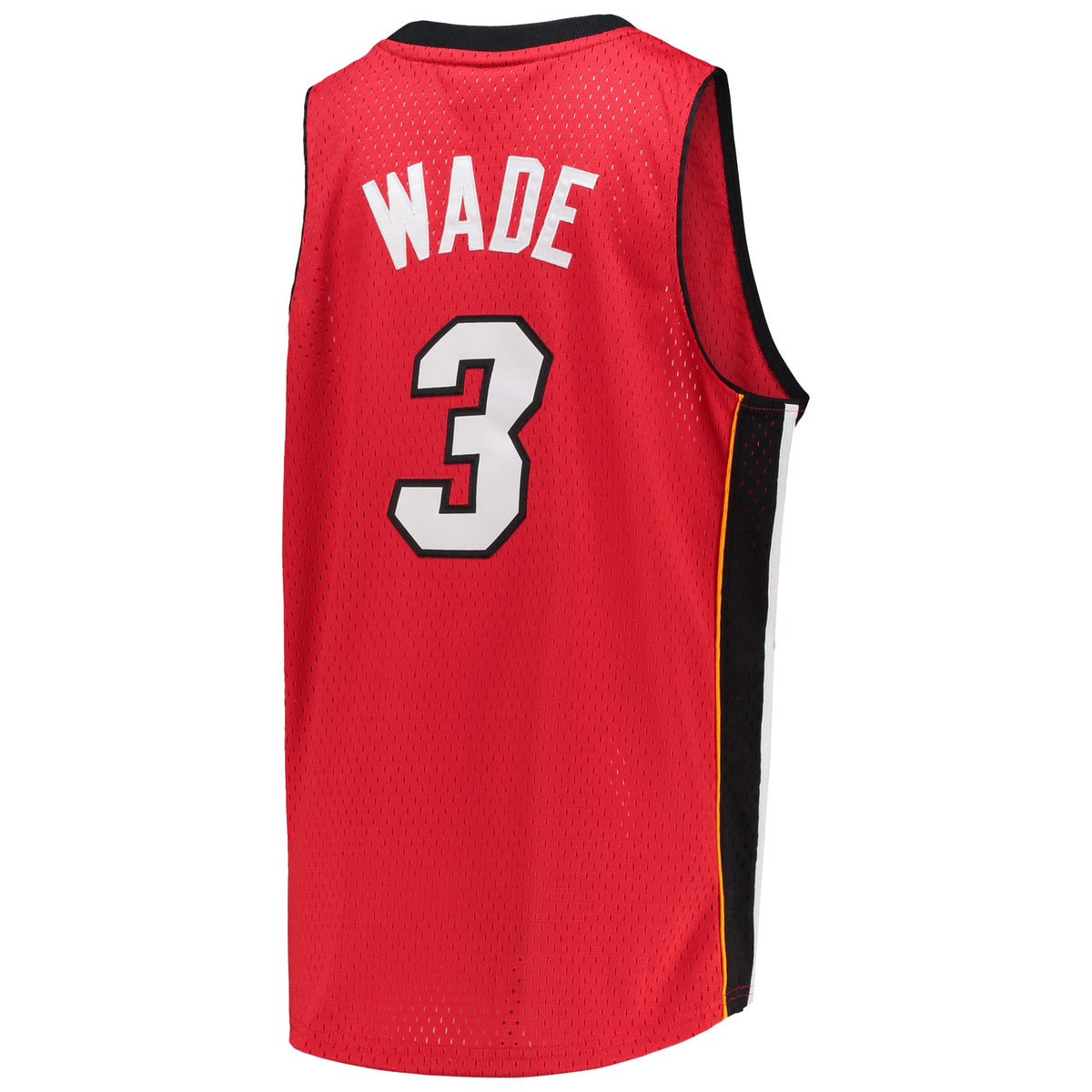 Youth Miami Heat Dwyane Wade Mitchell & Ness Red 2005/06 Hardwood Classics Swingman Jersey product image 4, provided for