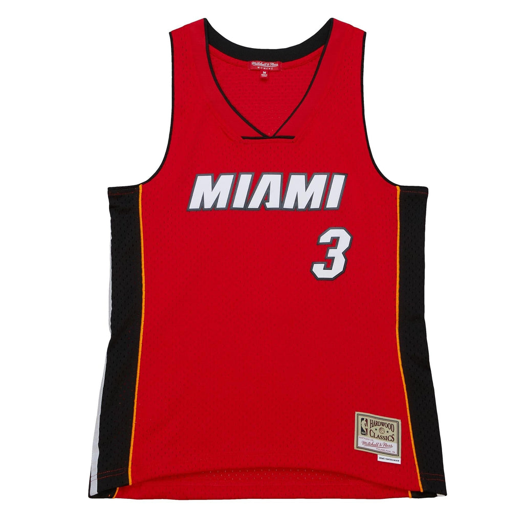 Miami Heat Dwyane Wade Red 2005/06 Hardwood Classics Swingman Jersey for Women product image 3, provided for visual