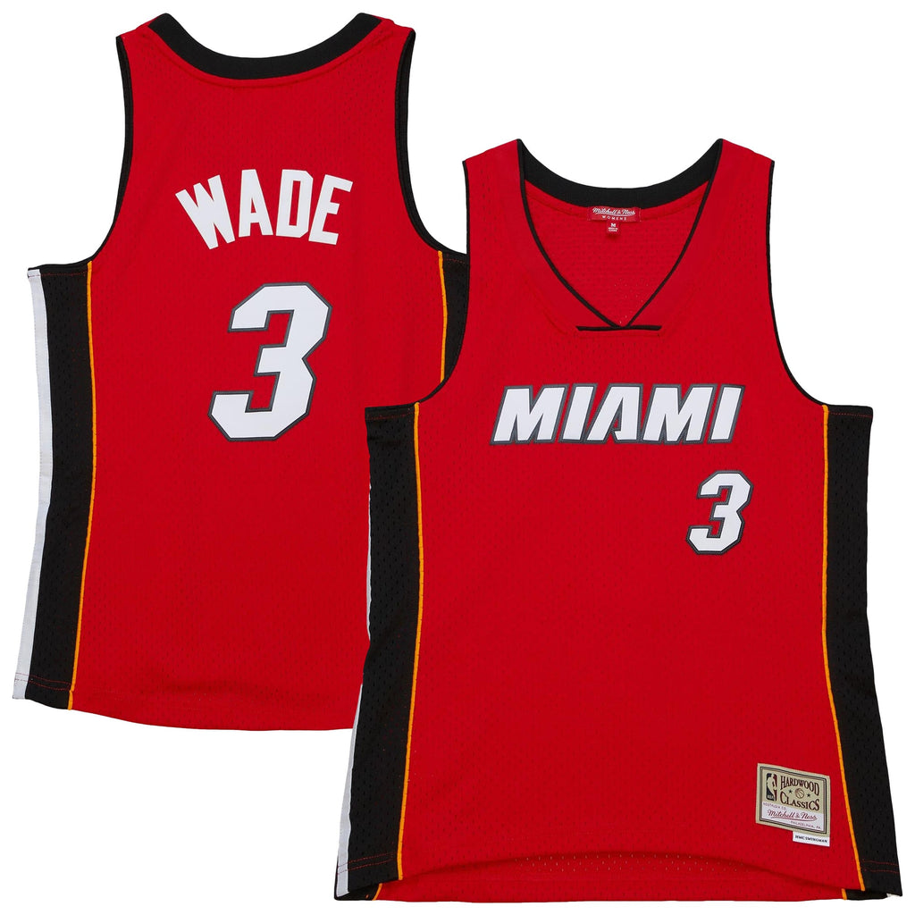 Miami Heat Dwyane Wade Red 2005/06 Hardwood Classics Swingman Jersey for Women product image 1, provided for visual