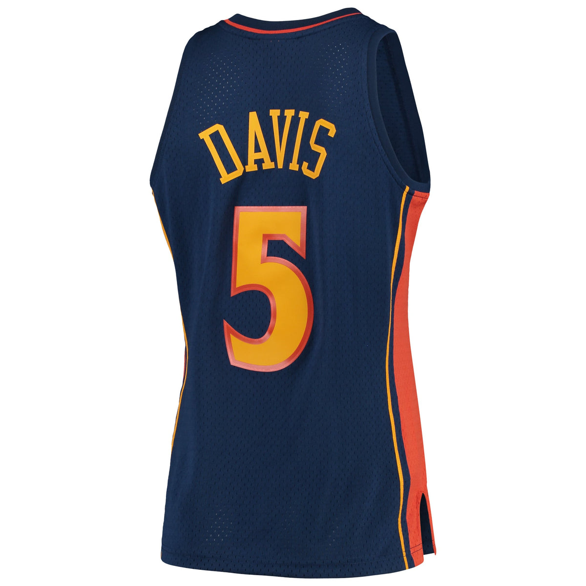 Golden State Warriors Baron Davis Mitchell & Ness Navy 2006/07 Hardwood Classics Swingman Jersey for Men product image 4,