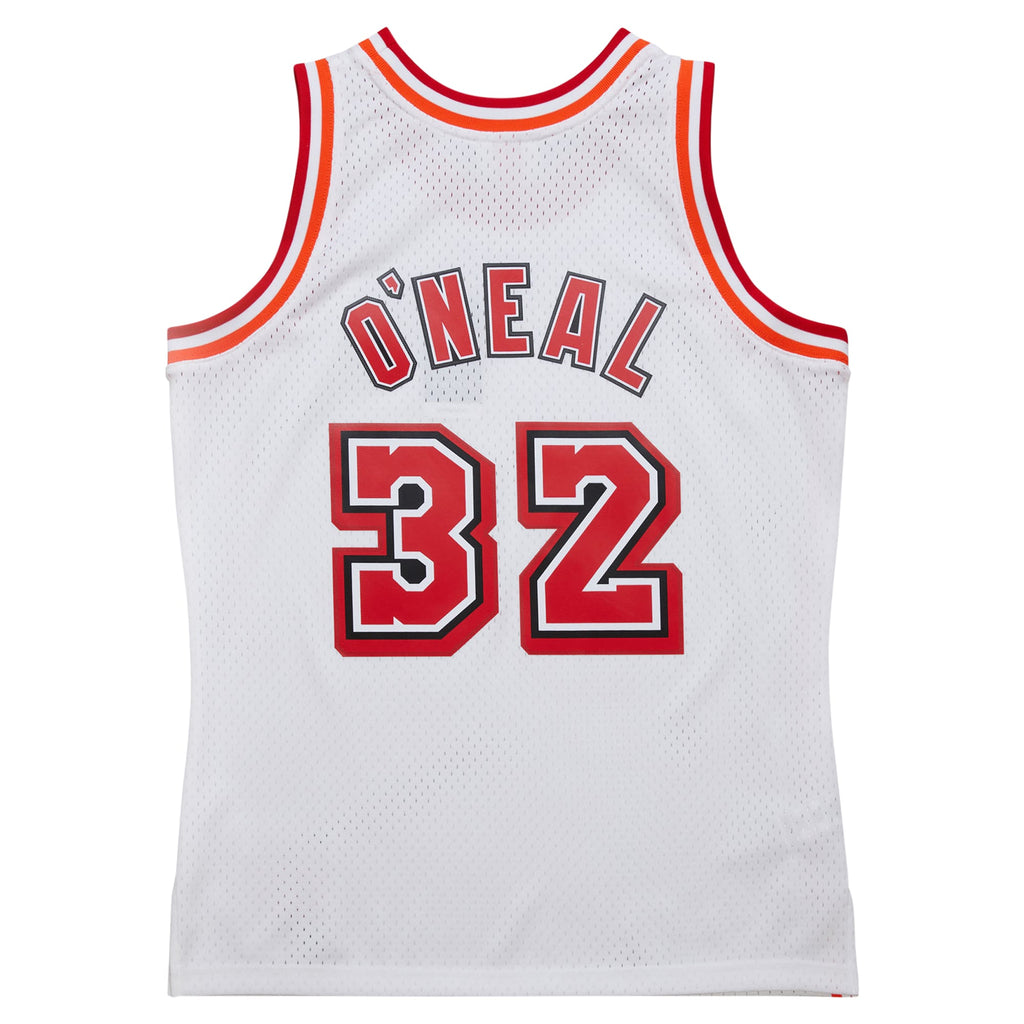 Miami Heat Shaquille O'Neal Mitchell & Ness White 2007/08 Hardwood Classics Swingman Jersey for Men product image 4,