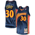 Golden State Warriors Stephen Curry Mitchell & Ness Navy 2009/10 Hardwood Classics Authentic Jersey for Men product image 1,