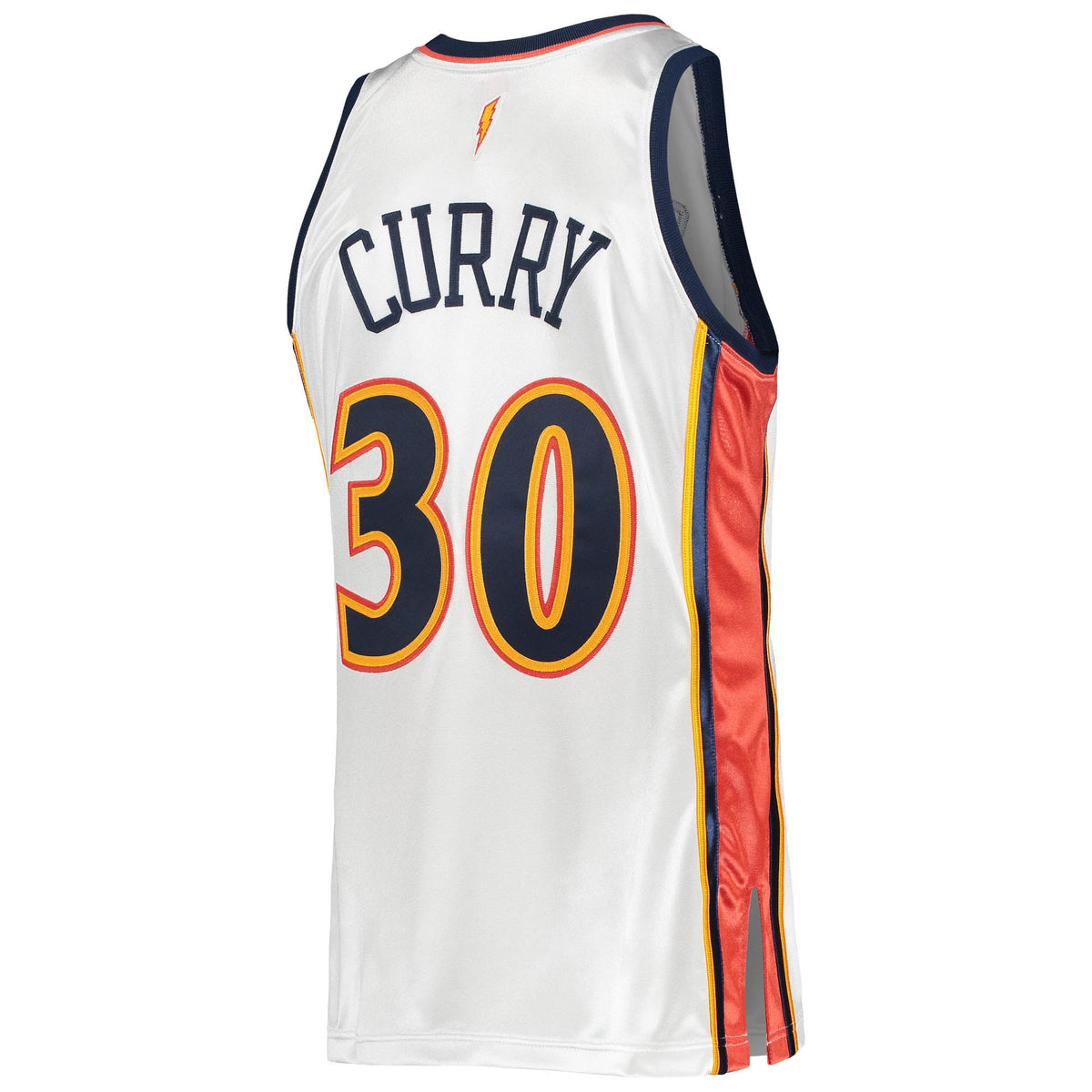 Golden State Warriors Stephen Curry Mitchell & Ness White 2009/10 Hardwood Classics Authentic Jersey for Men product image