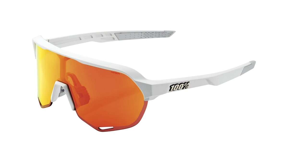 100% S2 Soft Tact Off White Cycling Sunglasses – HiPER® Red Multilayer Mirror Lens - 60006-00007 product image 1, provided