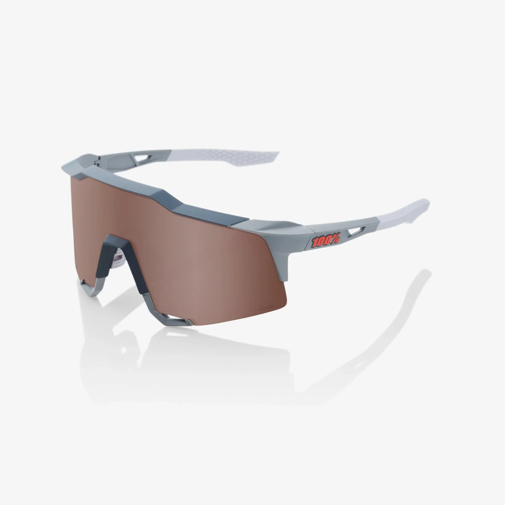 100% S3 Soft Tact Two Tone Cycling Sunglasses – HiPER® Silver Mirror Lens product image 1, provided for visual reference and