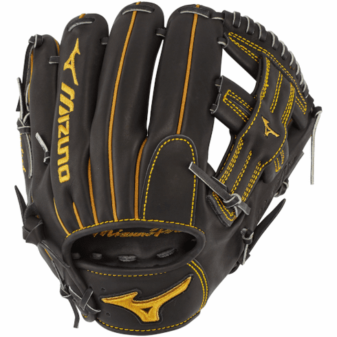 Mizuno Pro GMP2BK-600R Adult Infield Baseball Glove 11.75" product image 1, provided for visual reference and product detail