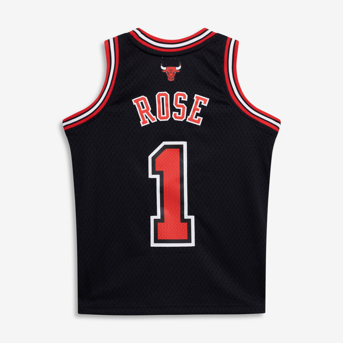 Youth Chicago Bulls Derrick Rose Mitchell & Ness Black 2010/11 Hardwood Classics Swingman Jersey product image 4, provided