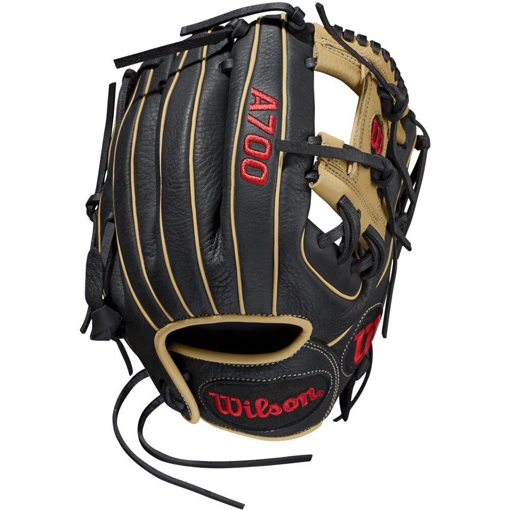Wilson A700 Adult 11.5 Inches Infield Baseball Glove - WBW100126115 product image 1, provided for visual reference and