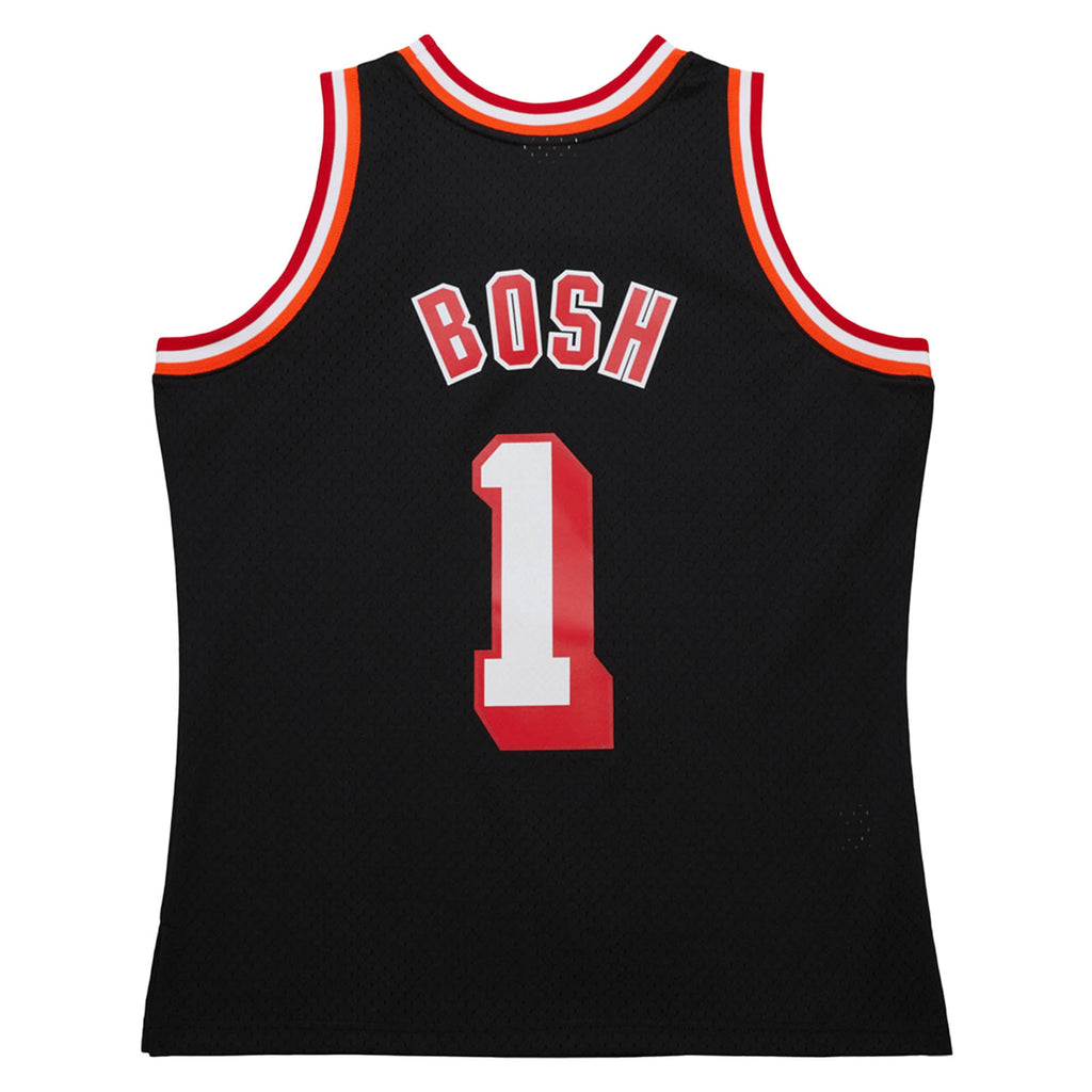 Miami Heat Chris Bosh Mitchell & Ness Black 2013/14 Hardwood Classics Swingman Jersey for Men product image 4, provided for
