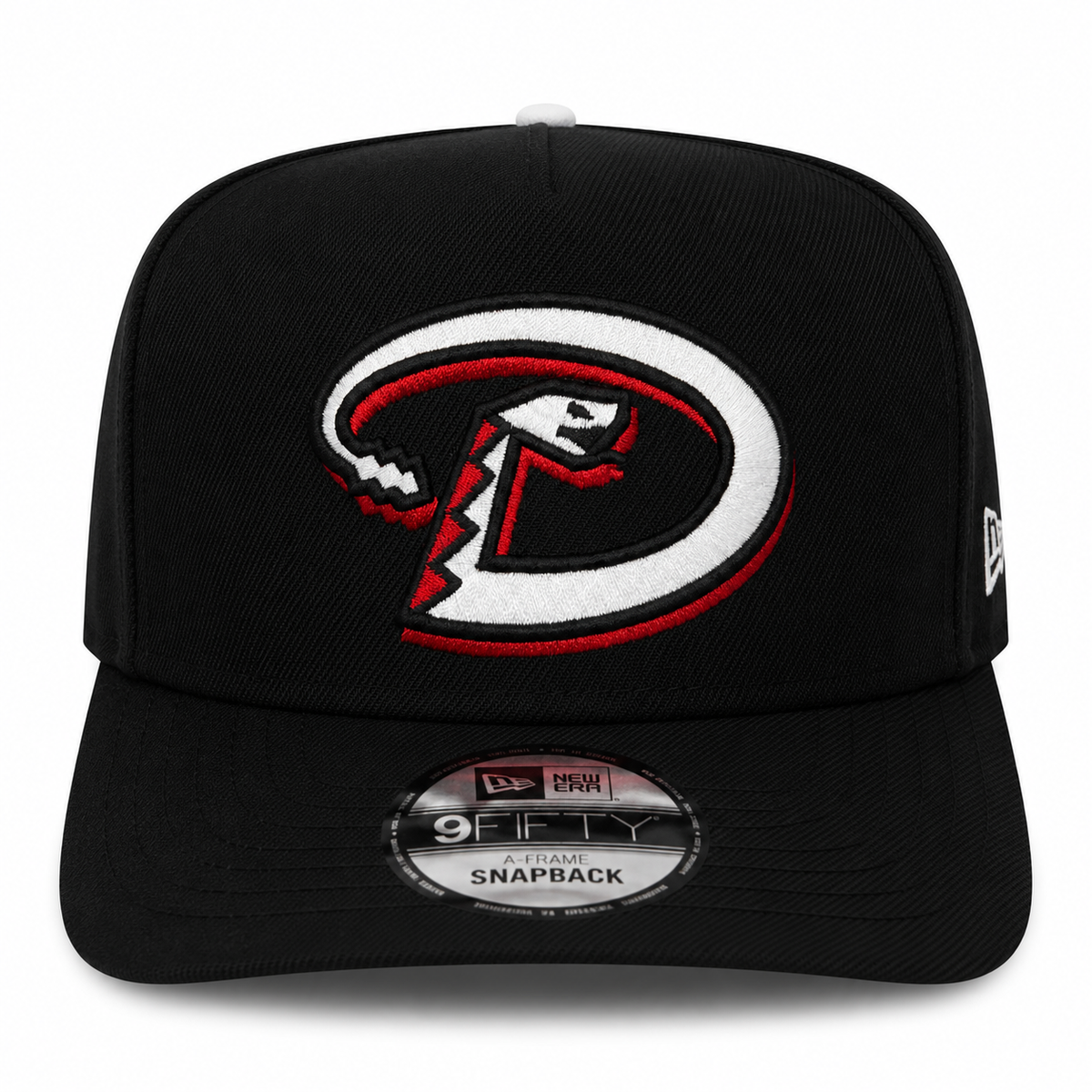 New Era Arizona Diamondbacks 9FIFTY A-Frame Curved Inaugural Season Snapback Hat Black/White | MLB Adjustable Cap product