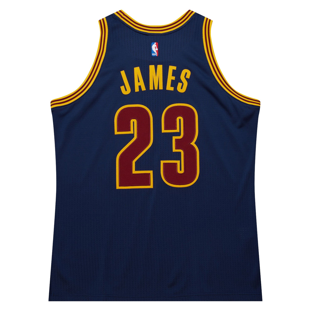 Cleveland Cavaliers LeBron James Mitchell & Ness Navy Big & Tall 2015/16 Swingman Jersey for Men product image 4, provided