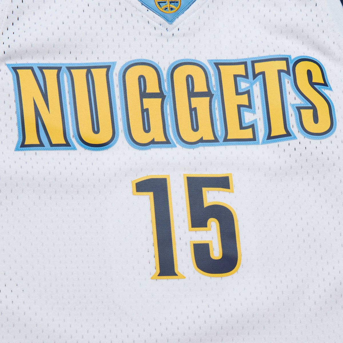 Denver Nuggets Nikola Jokic Mitchell & Ness White 2016/17 Throwback Swingman Jersey for Men product image 7, provided for