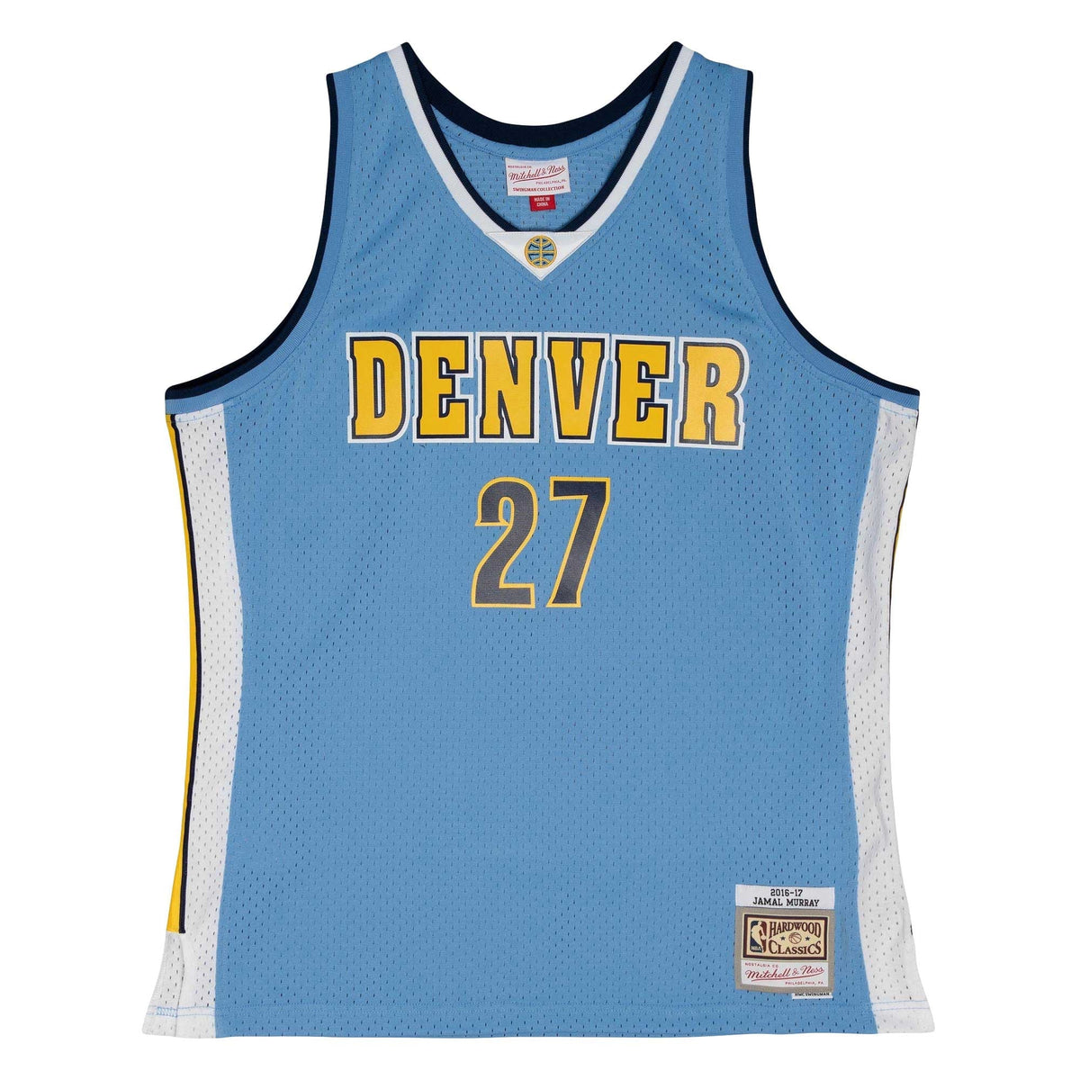 Denver Nuggets Jamal Murray Mitchell & Ness Powder Blue 2016/17 Throwback Swingman Jersey for Men product image 3, provided