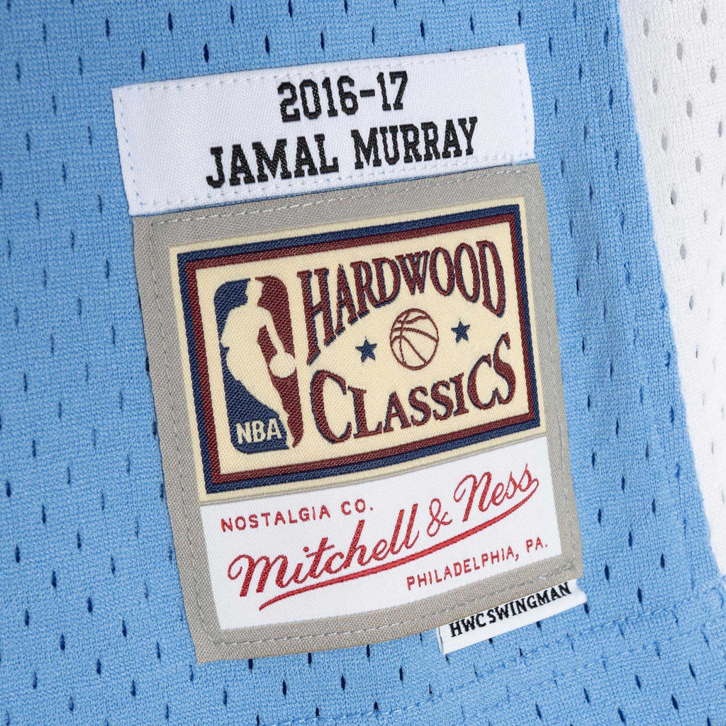 Denver Nuggets Jamal Murray Mitchell & Ness Powder Blue 2016/17 Throwback Swingman Jersey for Men product image 6, provided