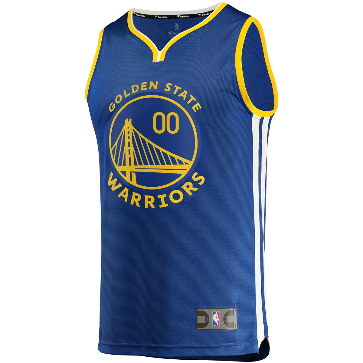 Youth Golden State Warriors Fanatics Royal 2019/20 Fast Break Custom Replica Jersey - Icon Edition product image 3, provided