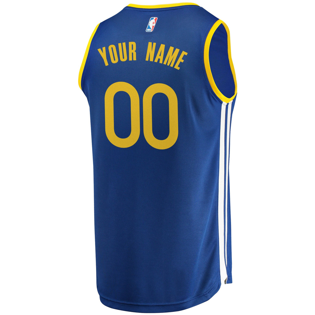 Youth Golden State Warriors Fanatics Royal 2019/20 Fast Break Custom Replica Jersey - Icon Edition product image 4, provided