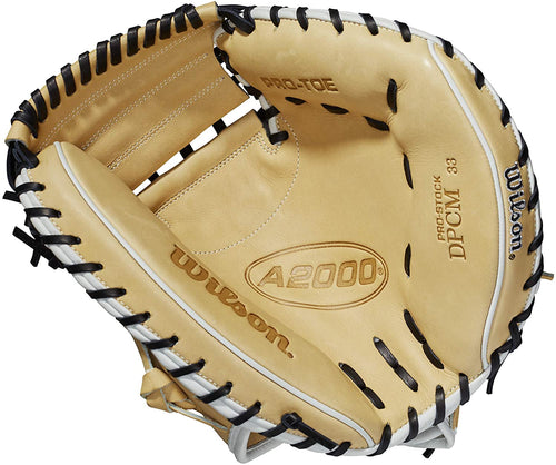 2021 Wilson A2000 CM33 33" Baseball Catcher's Mitt - WBW10011533 product image 2, provided for visual reference and product