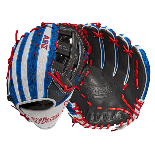 2022 Wilson A2K® Mookie Betts MB50 Game Model 12.5" Outfield Glove product image 1, provided for visual reference and