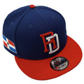 2023 WBC 9FIFTY Dominican Republic Hat – Blue Red | New Era Snapback product image 1, provided for visual reference and