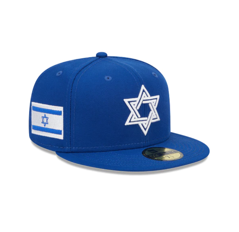 2023 World Baseball Classic - Israel New Era Royal Blue 59FIFTY Fitted Hat product image 1, provided for visual reference