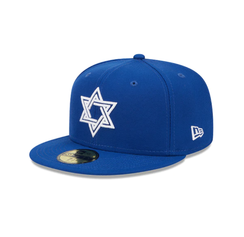 2023 World Baseball Classic - Israel New Era Royal Blue 59FIFTY Fitted Hat product image 4, provided for visual reference