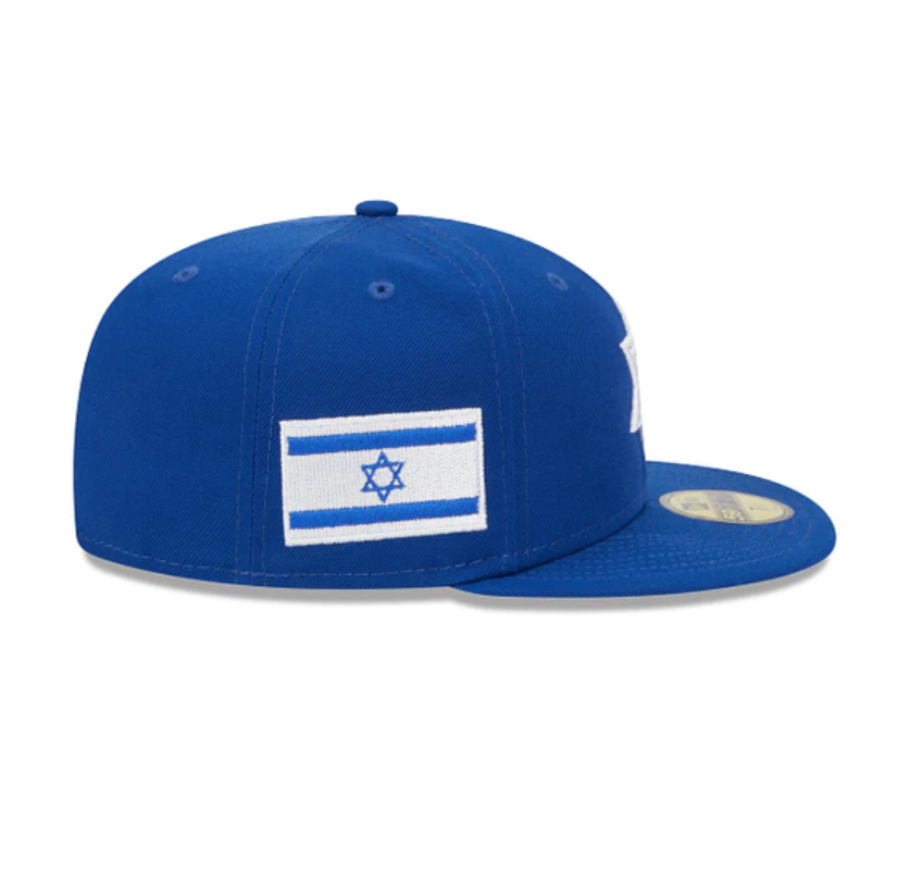 2023 World Baseball Classic - Israel New Era Royal Blue 59FIFTY Fitted Hat product image 6, provided for visual reference