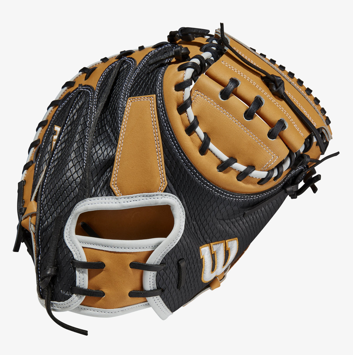 2023 Wilson A2K M1DSS 33.5” Baseball Catchers Mitt - M1D product image 1, provided for visual reference and product detail