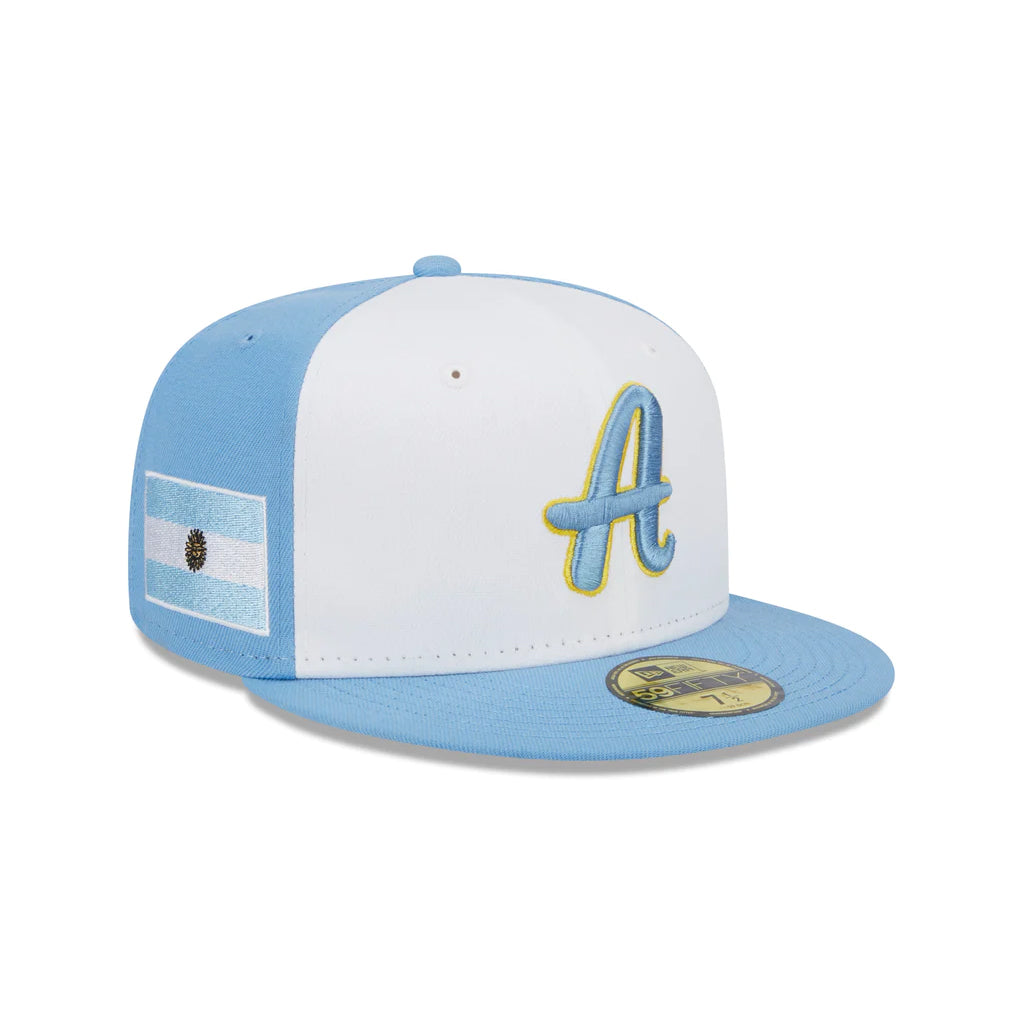 2023 World Baseball Classic - Argentina New Era 59FIFTY Fitted Hat product image 2, provided for visual reference and