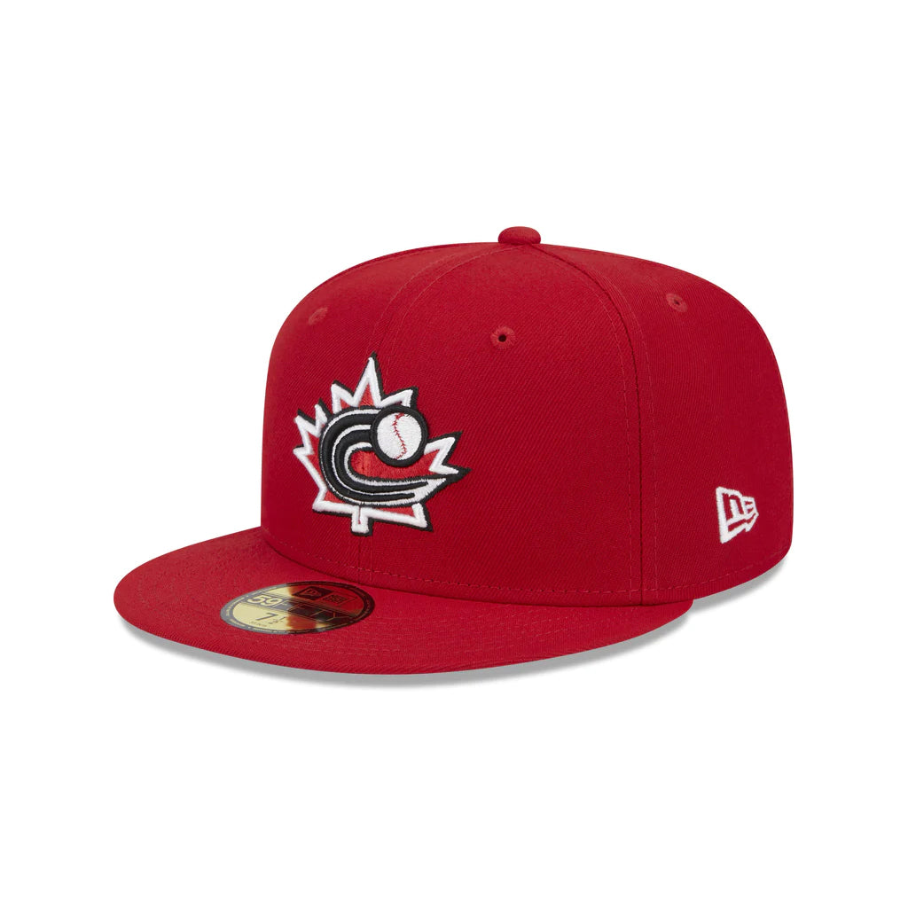 2023 World Baseball Classic - Canada New Era 59FIFTY Fitted Hat product image 2, provided for visual reference and product