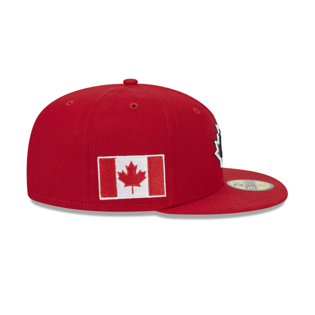2023 World Baseball Classic - Canada New Era 59FIFTY Fitted Hat product image 4, provided for visual reference and product