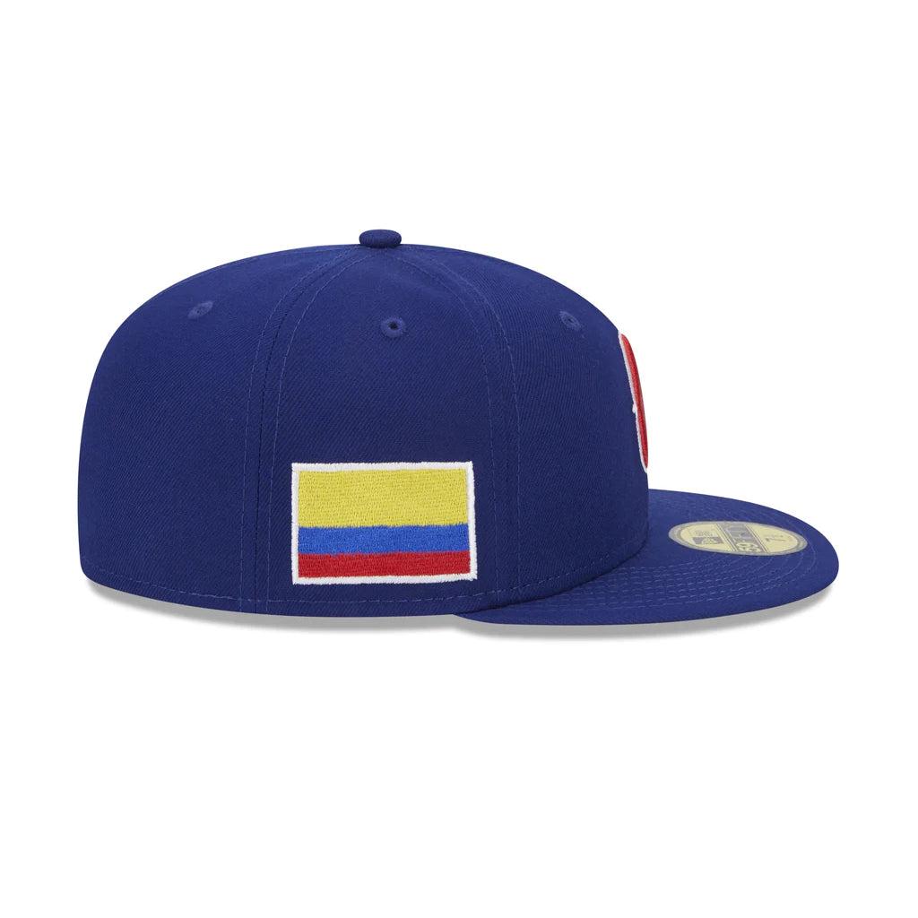 2023 World Baseball Classic - Colombia New Era 59FIFTY Fitted Hat product image 4, provided for visual reference and product