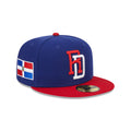 2023 World Baseball Classic Dominicana New Era 59FIFTY Fitted Hat product image 1, provided for visual reference and product