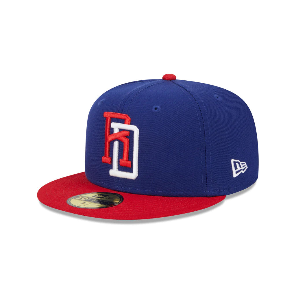 2023 World Baseball Classic Dominicana New Era 59FIFTY Fitted Hat product image 2, provided for visual reference and product