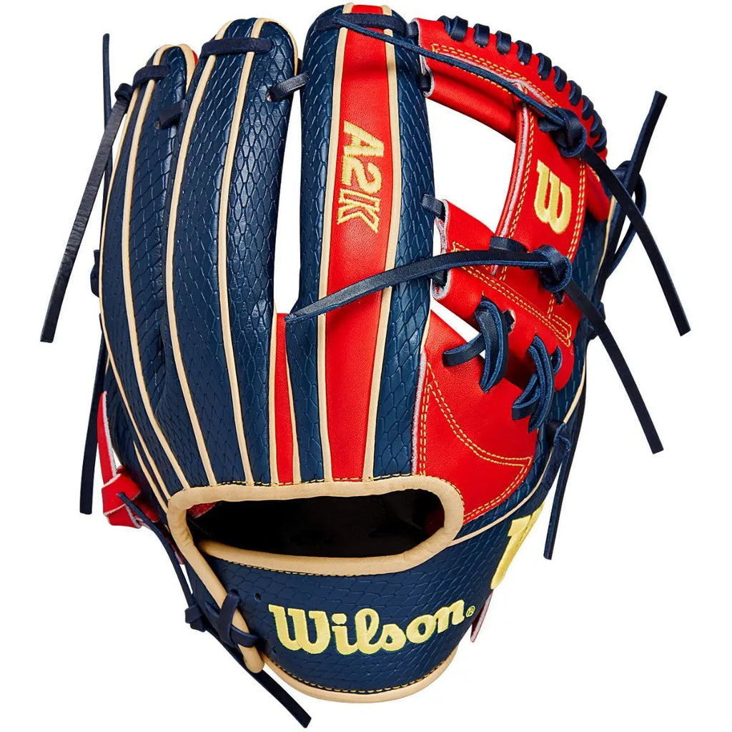 2024 Wilson A2K Ozzie Albies GM 11.5" Baseball Glove - WBW101629 product image 1, provided for visual reference and product