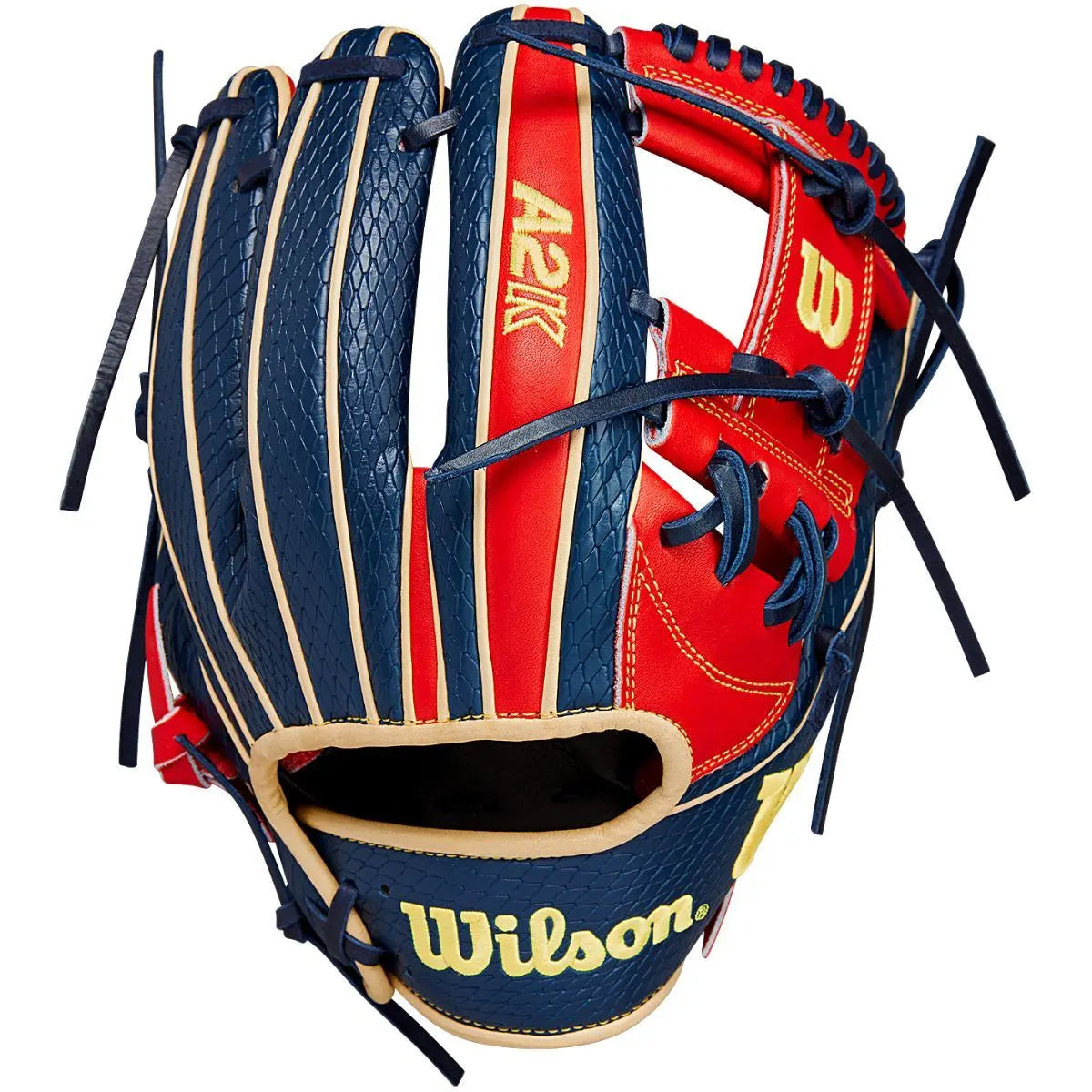 2024 Wilson A2K Ozzie Albies GM 11.5" Baseball Glove - WBW101629 product image 1, provided for visual reference and product