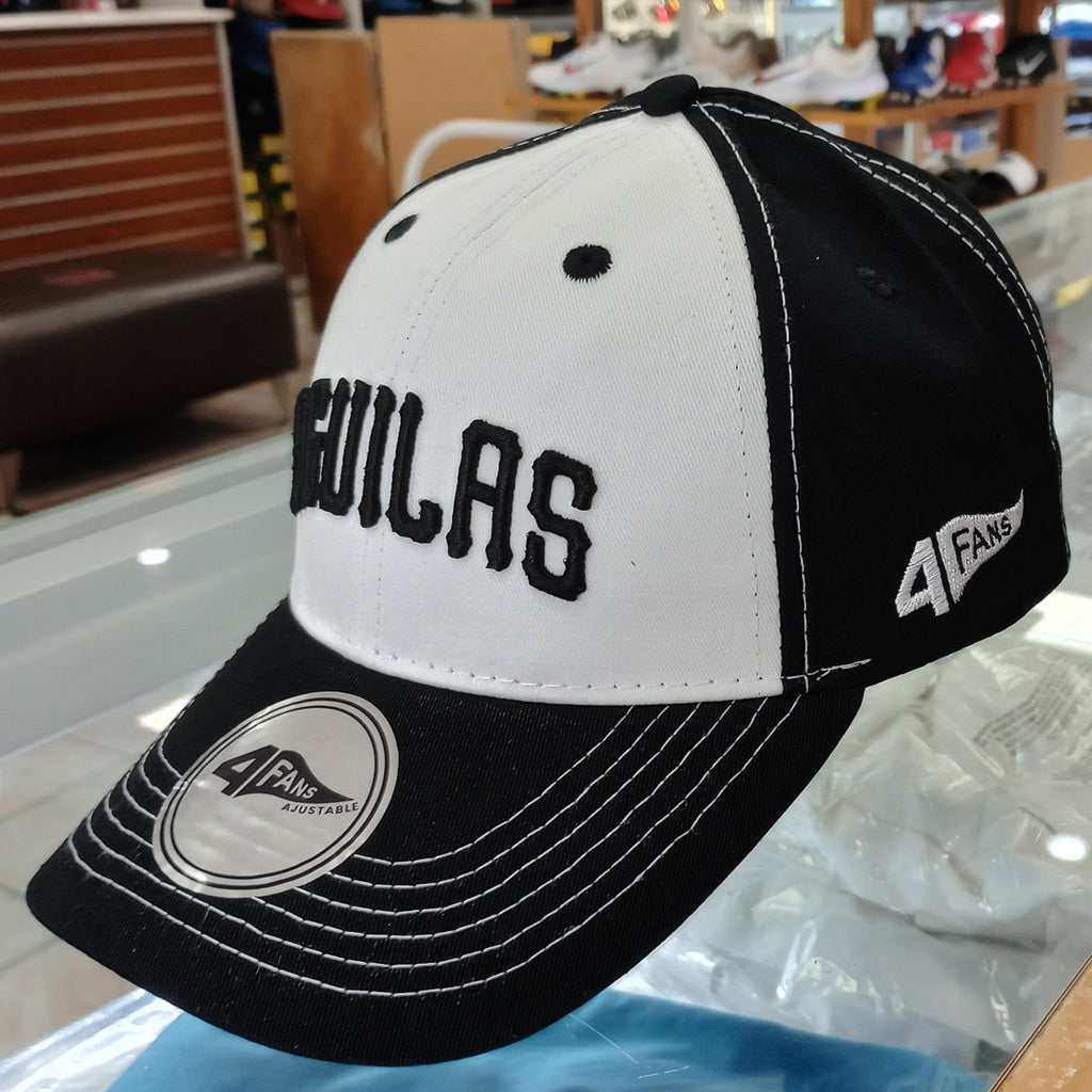 2024 Aguilas Cibaenas 4Fans Hat - Black/White product image 3, provided for visual reference and product detail review