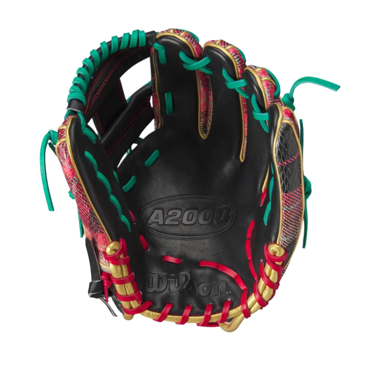 2024 Christmas Plaid Wilson A2000 1786SS 11.5” Infield Baseball Glove product image 3, provided for visual reference and