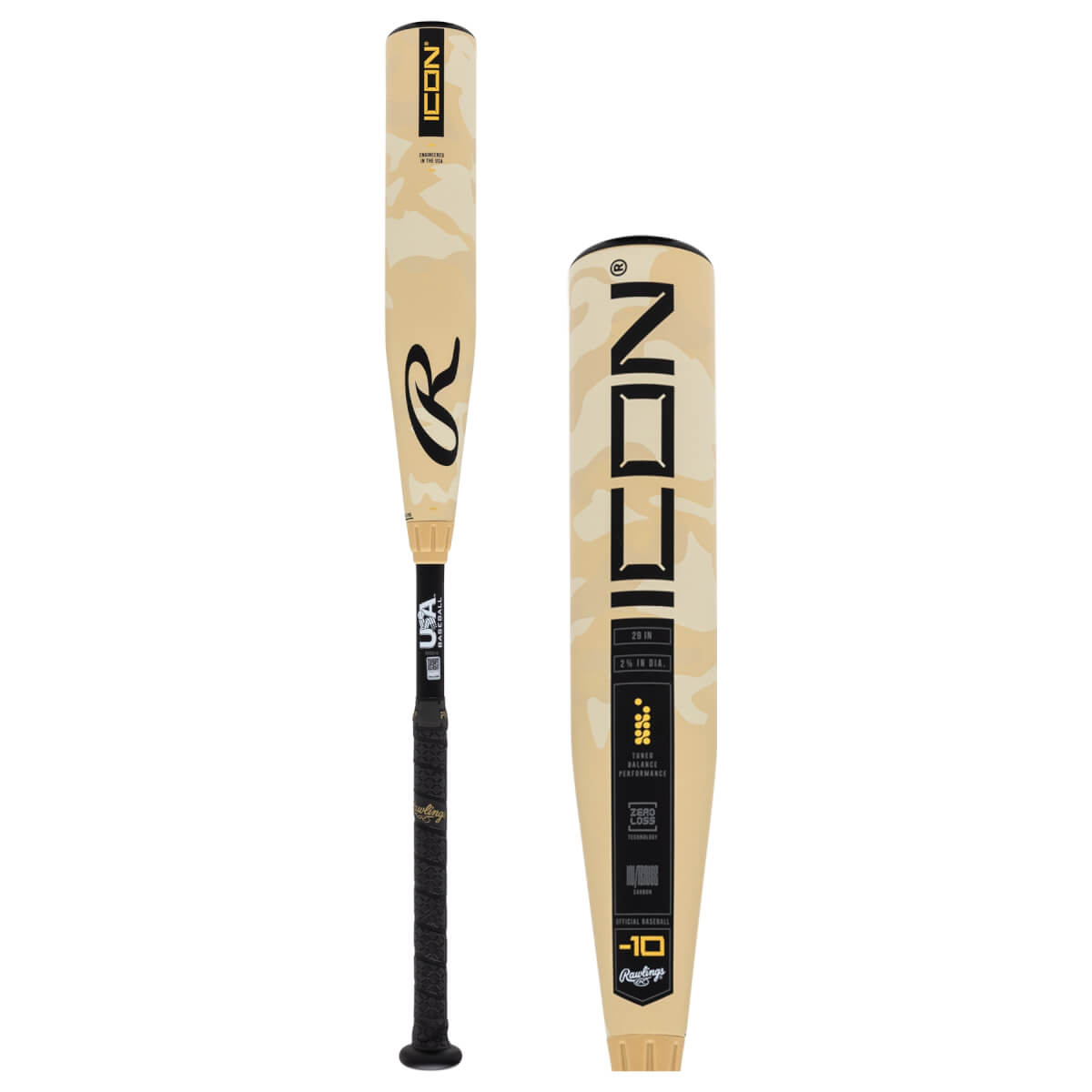 2025 Rawlings Icon USA Baseball Bat - RUS5I product image 1, provided for visual reference and product detail review