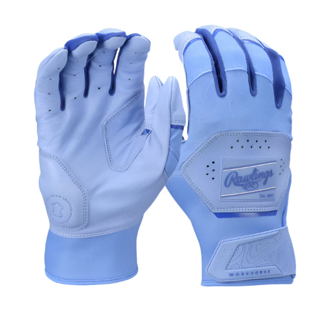 2025 Rawlings Workhorse Adult Baseball Batting Gloves - WH25BG product image 1, provided for visual reference and product