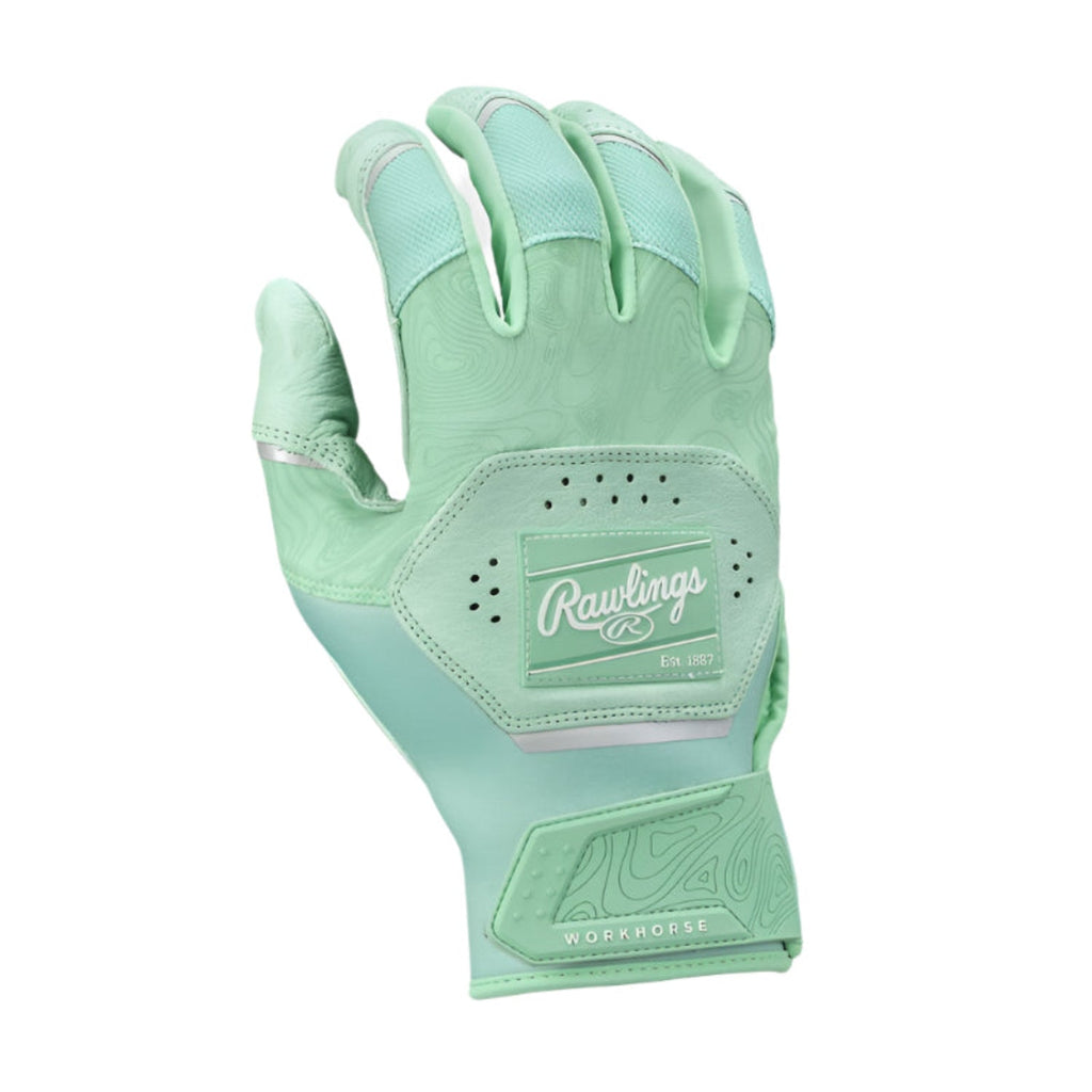 2025 Rawlings Workhorse Adult Baseball Batting Gloves - WH25BG product image 7, provided for visual reference and product