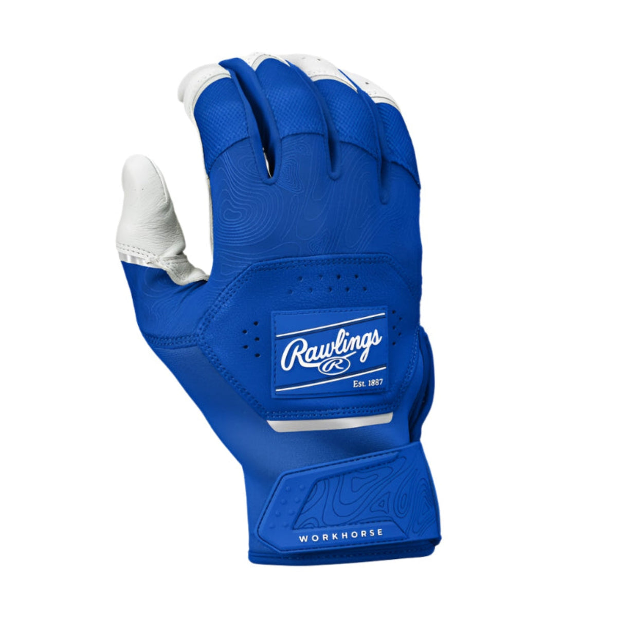 2025 Rawlings Workhorse Adult Baseball Batting Gloves - WH25BG product image 15, provided for visual reference and product
