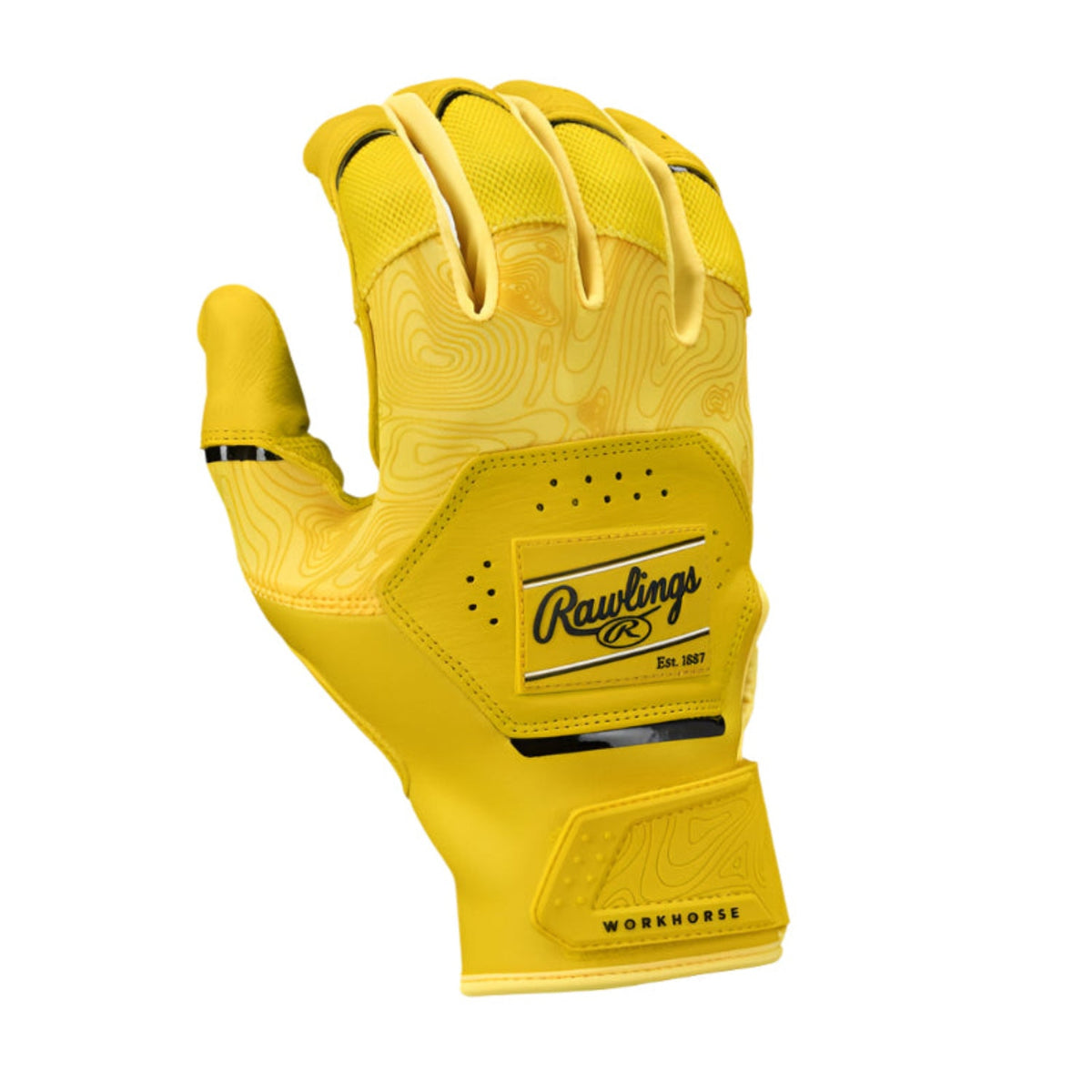2025 Rawlings Workhorse Adult Baseball Batting Gloves - WH25BG product image 17, provided for visual reference and product