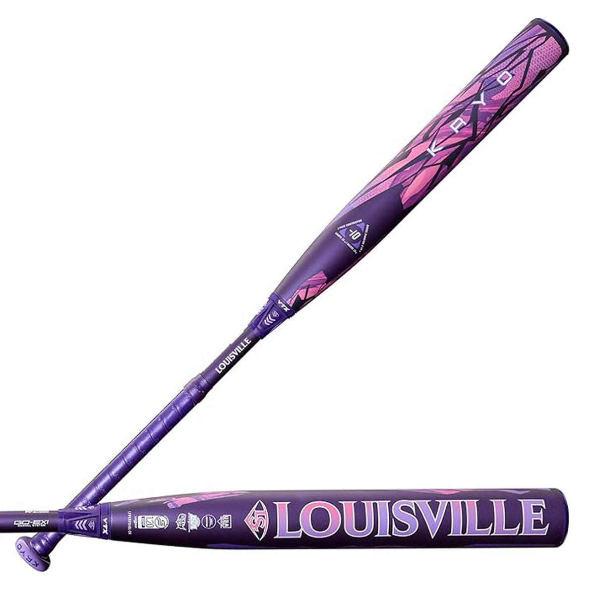 2026 Louisville Slugger KRYO THUNDERNIGHT Fast Pitch Softball Bat product image 1, provided for visual reference and product