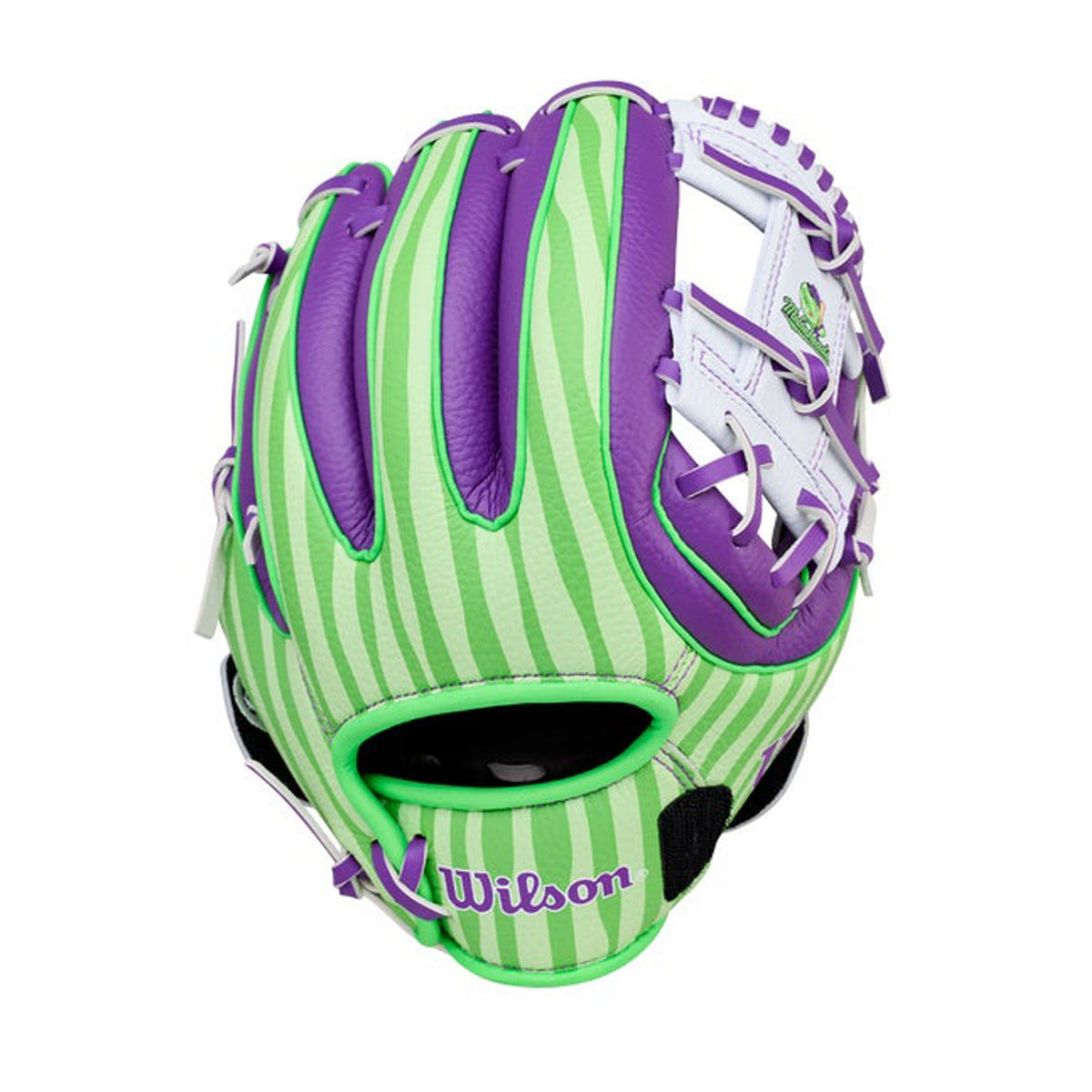 2026 Wilson Backyard Baseball Melonheads A200 EZ Catch 10" Youth T-Ball Glove | Pro I-Web | WBW10420310 product image 1,