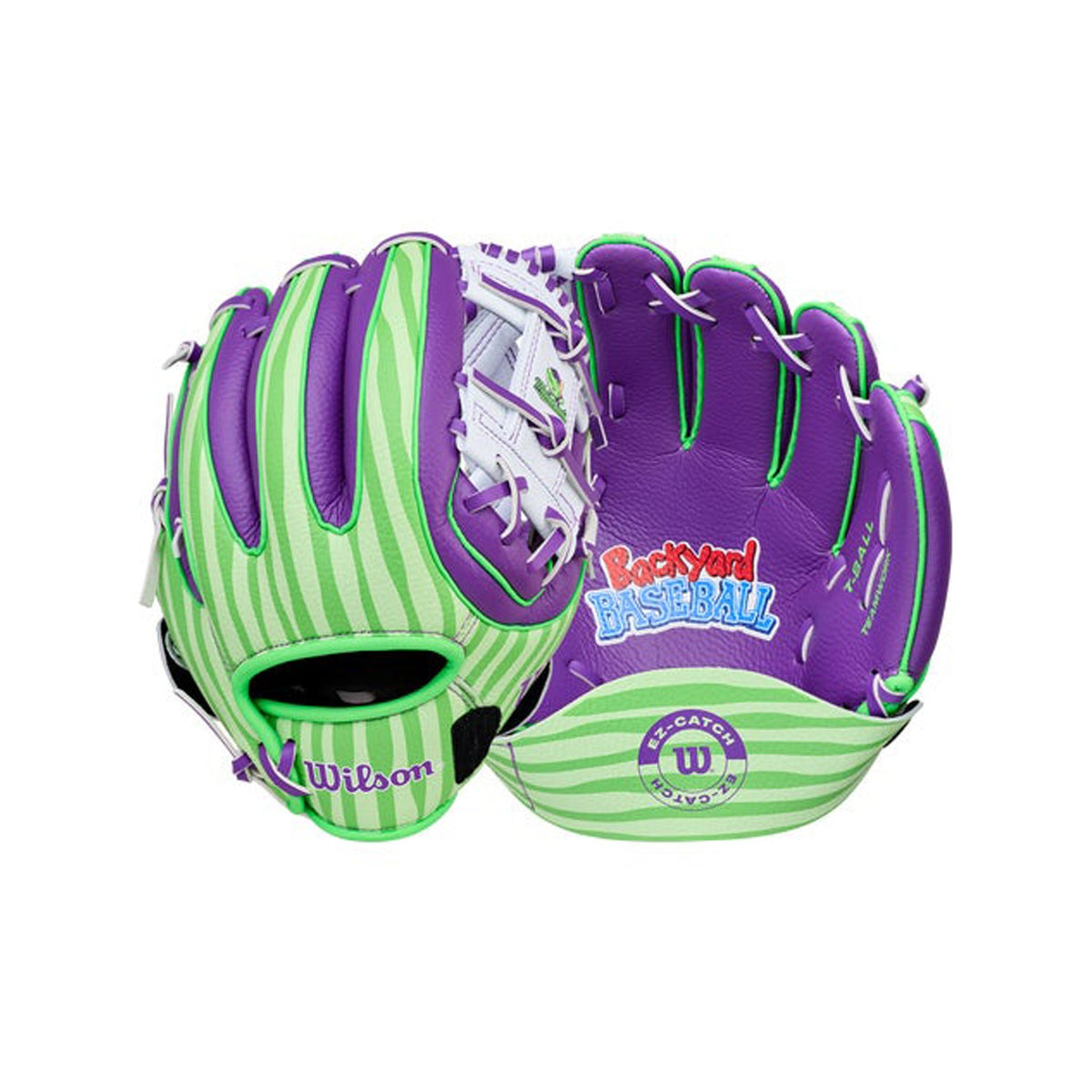 2026 Wilson Backyard Baseball Melonheads A200 EZ Catch 10" Youth T-Ball Glove | Pro I-Web | WBW10420310 product image 4,