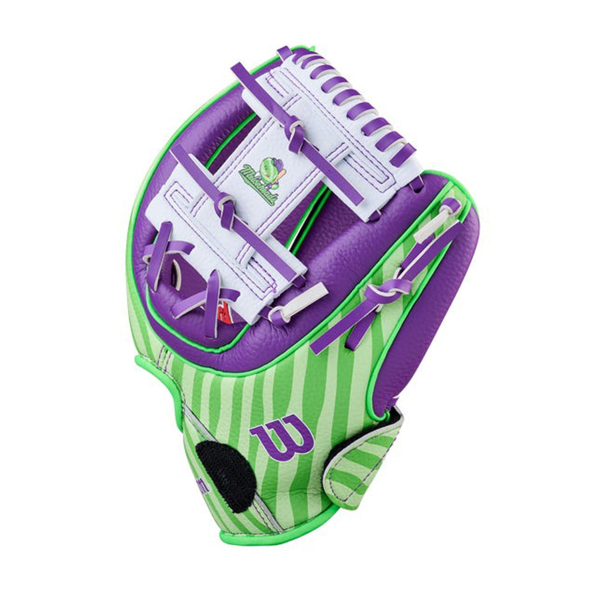2026 Wilson Backyard Baseball Melonheads A200 EZ Catch 10" Youth T-Ball Glove | Pro I-Web | WBW10420310 product image 3,
