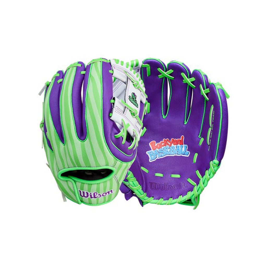 2026 Wilson Backyard Baseball Melonheads A450 11.5" Youth Infield Baseball Glove | H-Web | WBW104213115 product image 4,