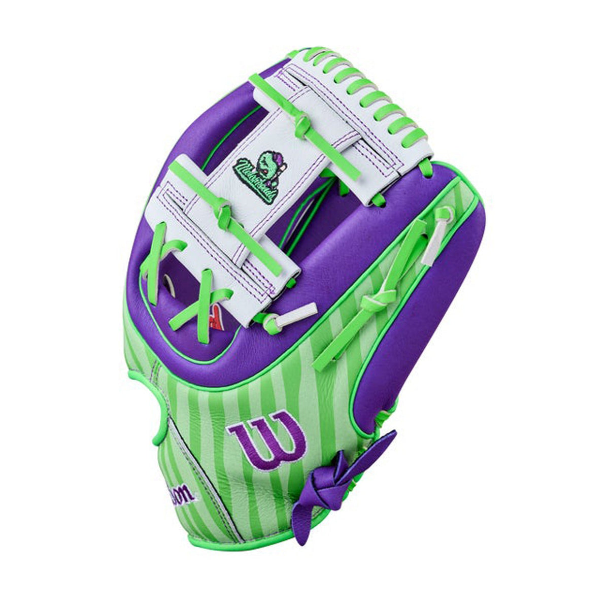2026 Wilson Backyard Baseball Melonheads A450 11.5" Youth Infield Baseball Glove | H-Web | WBW104213115 product image 3,